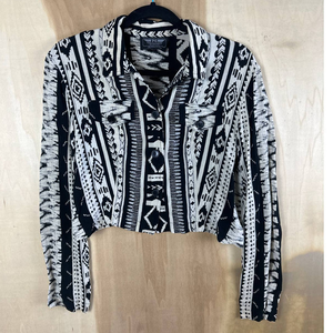 PG Collections Designed by Ginger Bort Jacket Womens Medium‎ Vintage Cropped
